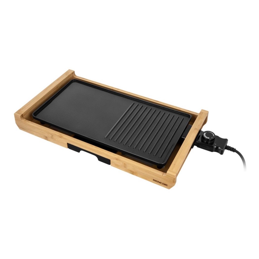 Sencor -  Sähkögrilli pöydälle 1800W/230V bambu