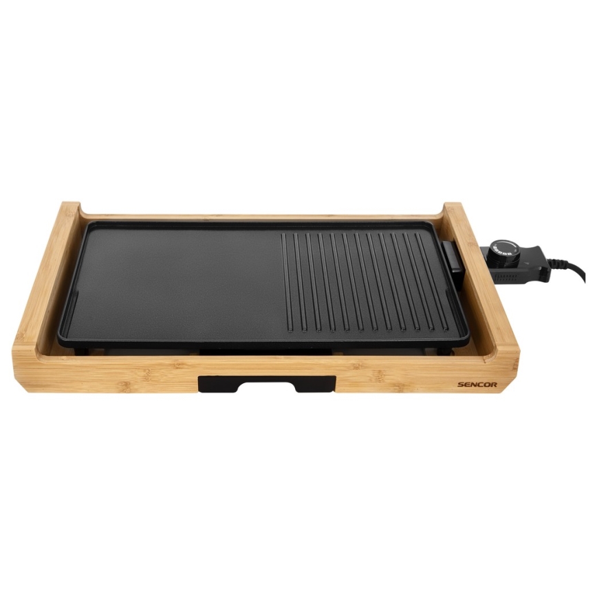 Sencor -  Sähkögrilli pöydälle 1800W/230V bambu
