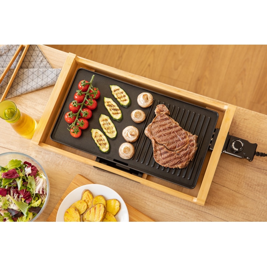 Sencor -  Sähkögrilli pöydälle 1800W/230V bambu