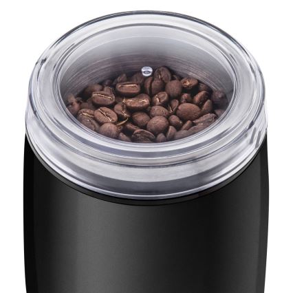 Sencor - Sähköinen kahvipapumylly 60 g 150W/230V musta/mattakromi