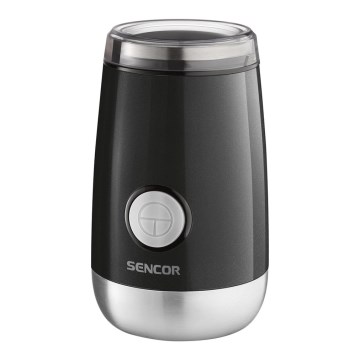 Sencor - Sähköinen kahvipapumylly 60 g 150W/230V musta/mattakromi