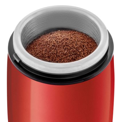 Sencor - Sähköinen kahvipapumylly 60 g 150W/230V punainen/mattakromi