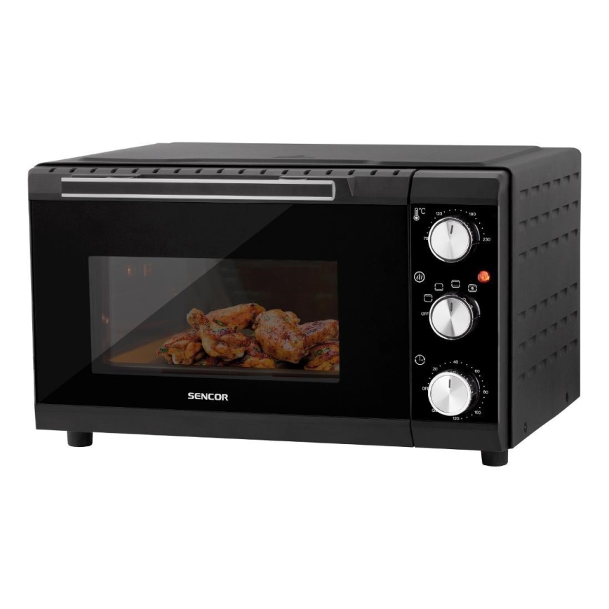 Sencor - Sähköuuni 20 l 1650W/230V musta