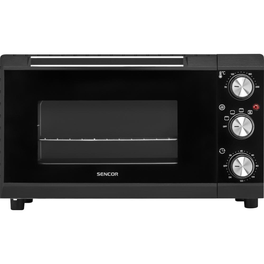 Sencor - Sähköuuni 20 l 1650W/230V musta