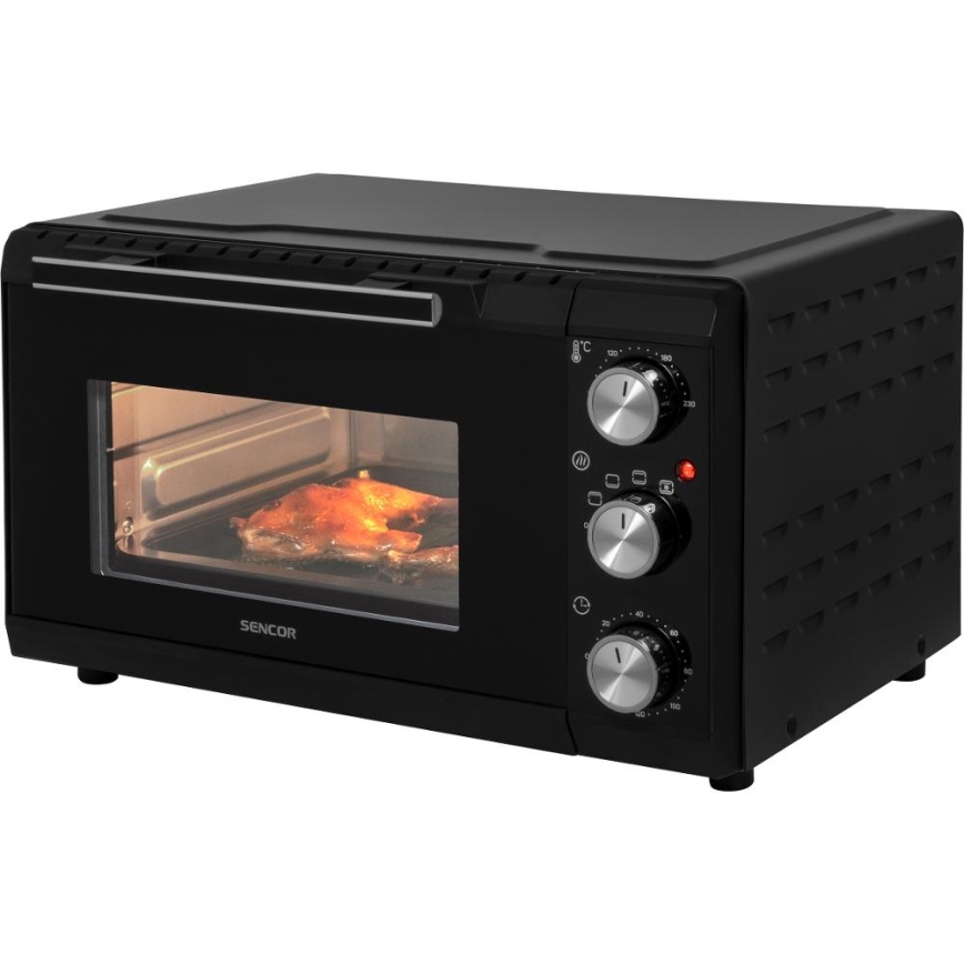 Sencor - Sähköuuni 20 l 1650W/230V musta
