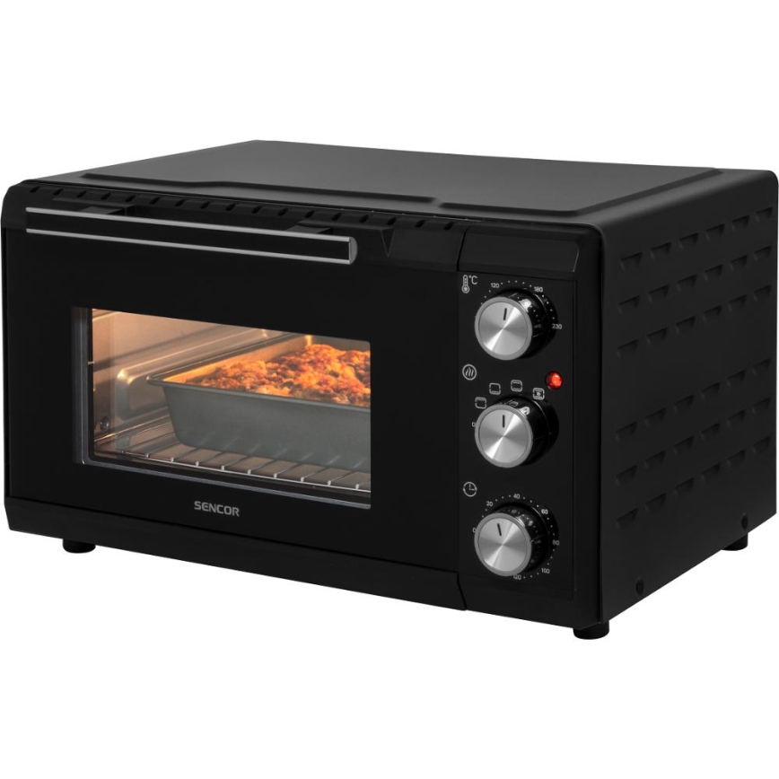 Sencor - Sähköuuni 20 l 1650W/230V musta