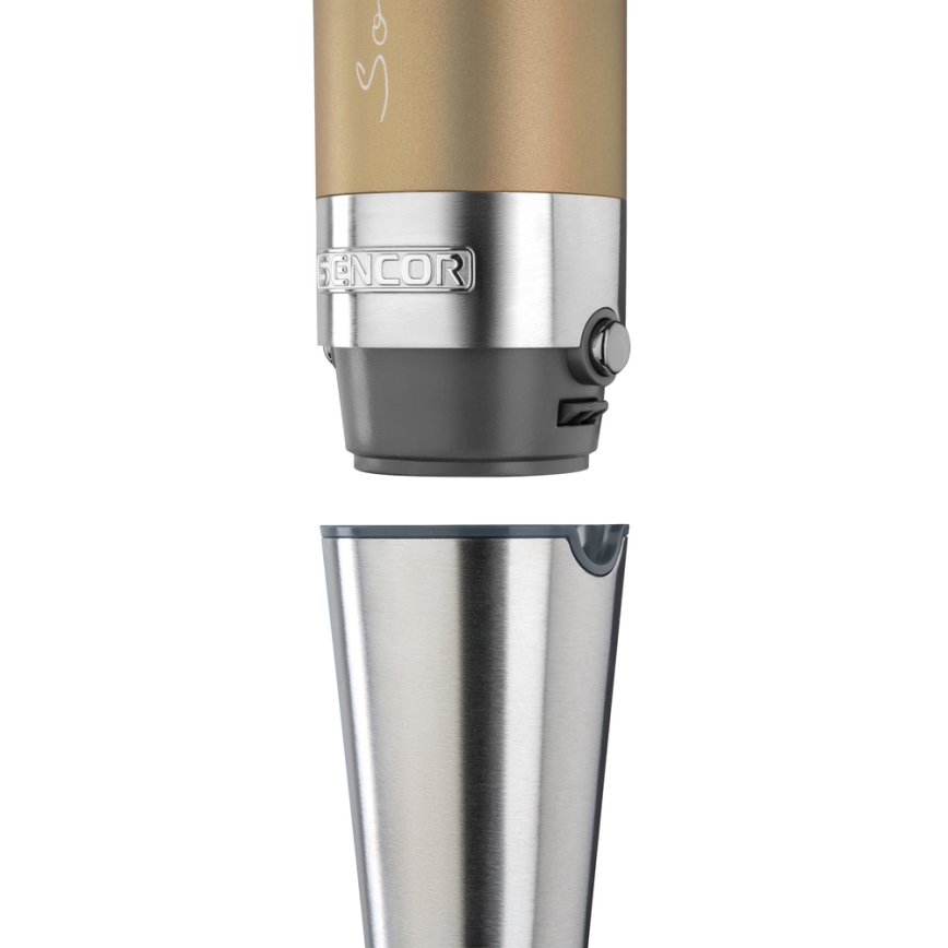 Sencor - sauvasekoitin 4in1 1200W/230V ruostumaton teräs/kulta