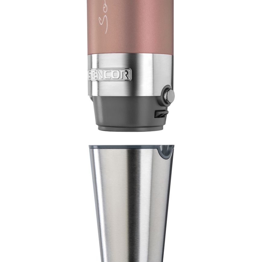 Sencor - Sauvasekoitin 4in1 1200W/230V ruostumaton teräs/ruusukulta
