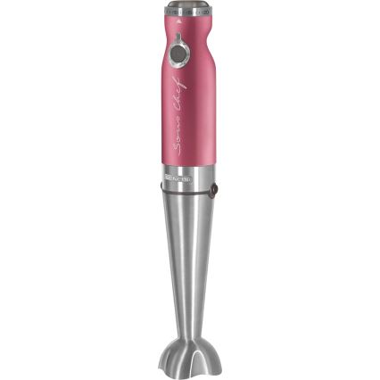 Sencor - sauvasekoitin 4in1 1200W/230V ruostumaton teräs/vaaleanpunainen