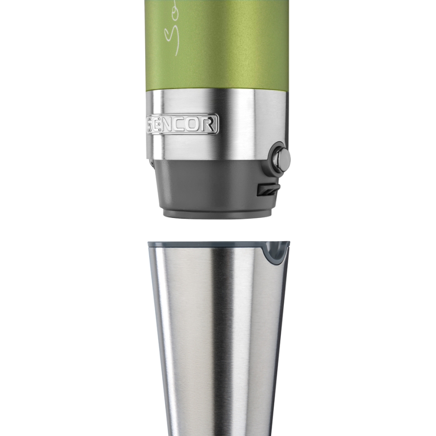 Sencor - sauvasekoitin 4in1 1200W/230V ruostumaton teräs/vihreä