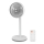 Sencor - Seisova tuuletin 3D UltraSilent 26W/230V valkoinen + kauko-ohjaus