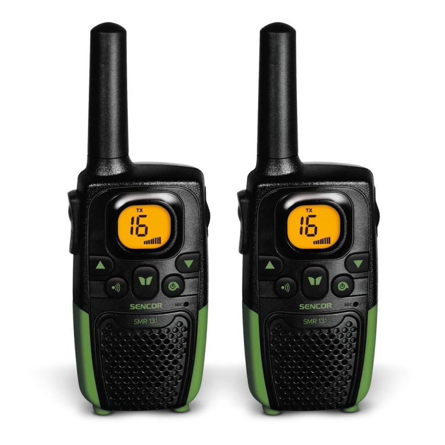 Sencor - SETTI 2x Radiopuhelin 3xAAA kantama 7 km
