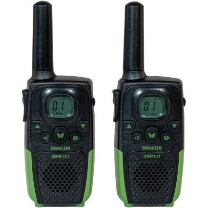 Sencor - SETTI 2x Radiopuhelin 3xAAA kantama 7 km