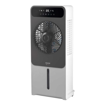 Sencor - Siirrettävä ilmanjäähdytin 28W/230V harmaa + kauko-ohjaus