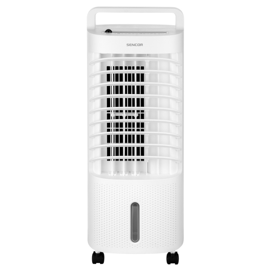 Sencor - Siirrettävä ilmanjäähdytin LED-näytöllä 3in1 45W/230V valkoinen + kaukosäädin