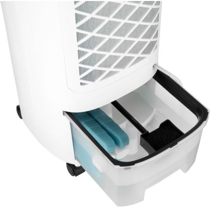 Sencor - Siirrettävä ilmanjäähdytin LED-näytöllä 3in1 45W/230V valkoinen + kaukosäädin