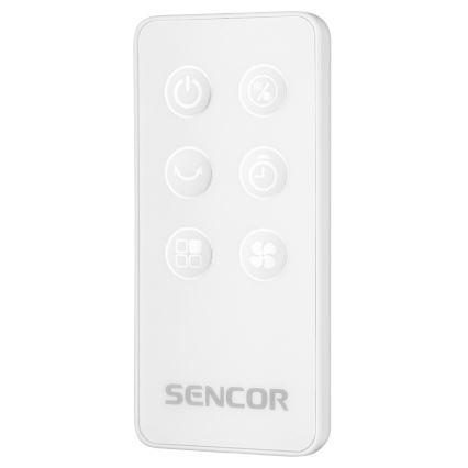 Sencor - Siirrettävä ilmanjäähdytin LED-näytöllä 3in1 45W/230V valkoinen + kaukosäädin