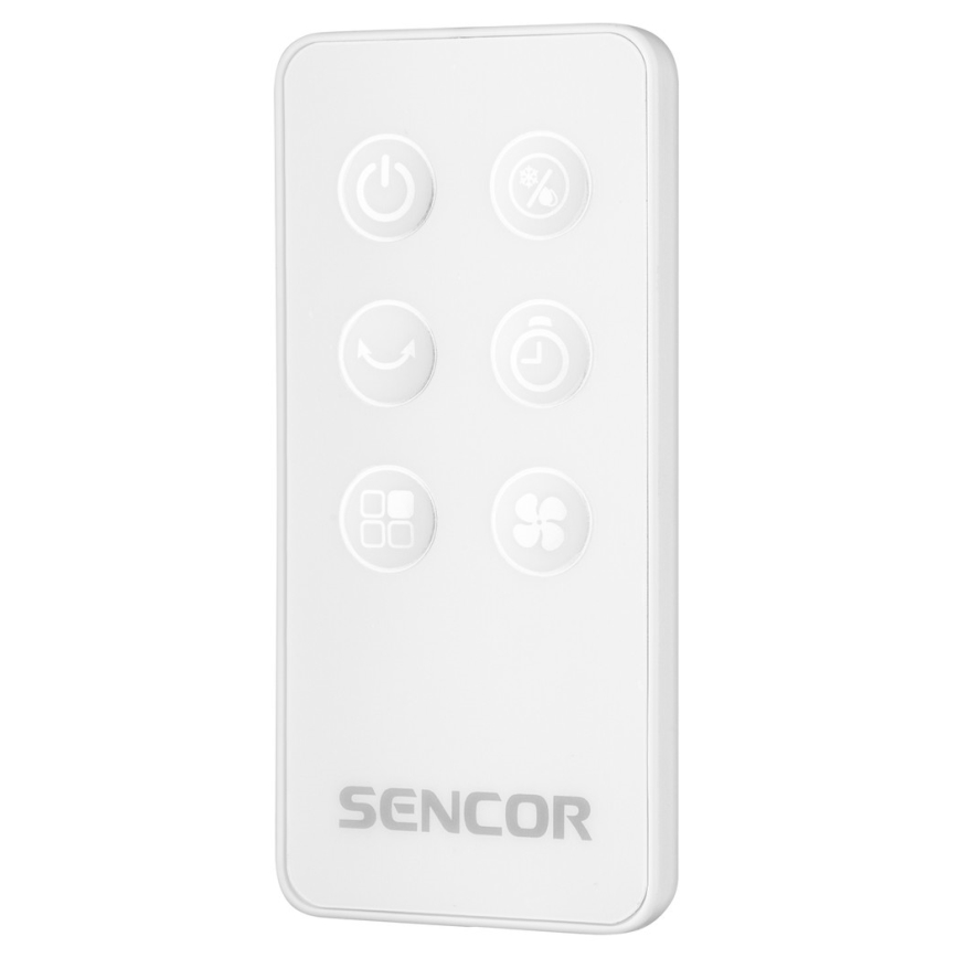 Sencor - Siirrettävä ilmanjäähdytin LED-näytöllä 3in1 45W/230V valkoinen + kaukosäädin