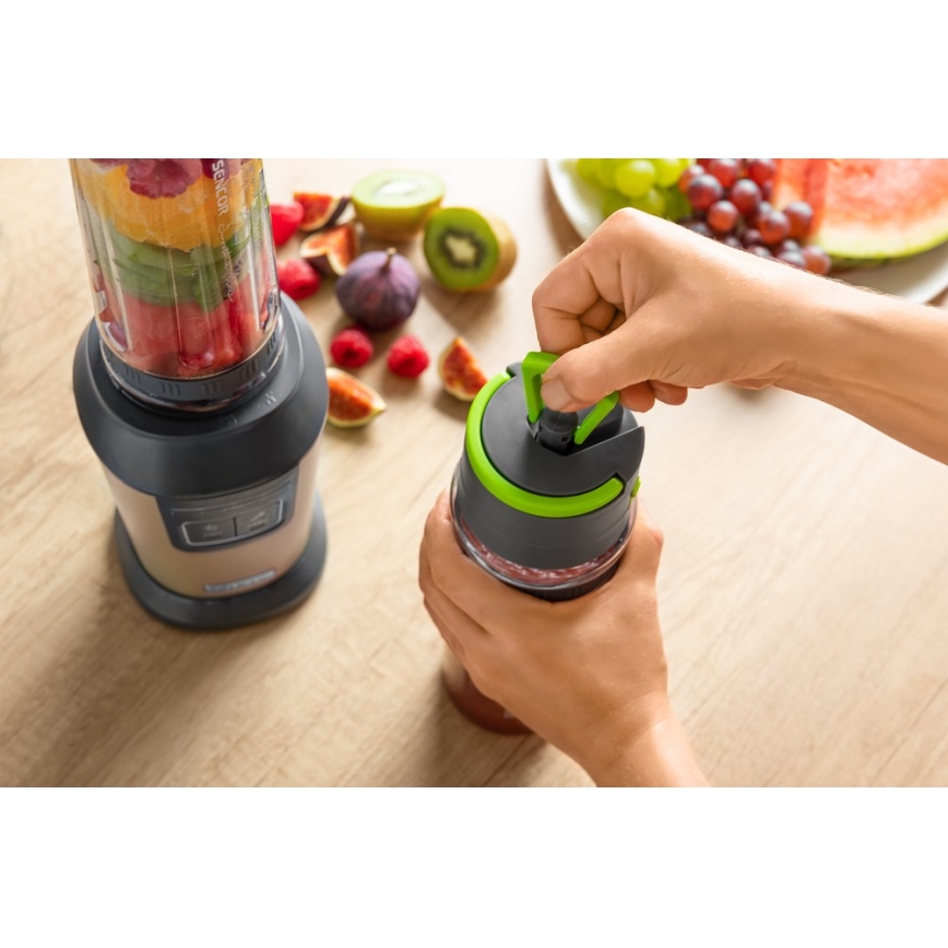 Sencor - Smoothie mikseri tarvikkeineen 800W/230V