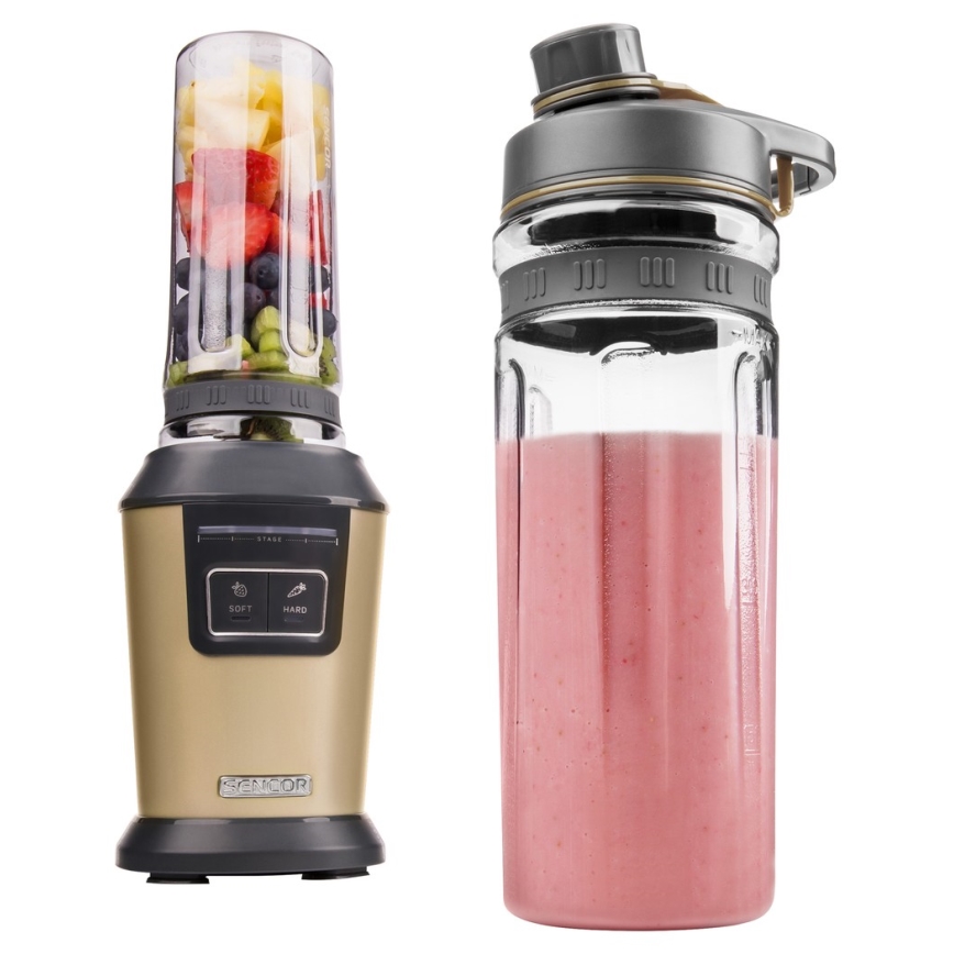 Sencor - Smoothie mikseri tarvikkeineen 800W/230V