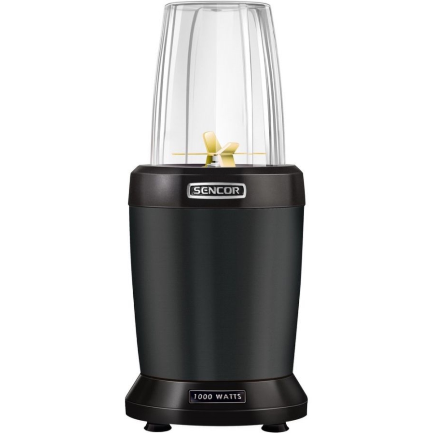 Sencor - Smoothie nutri sekoitin 1000W/230V musta