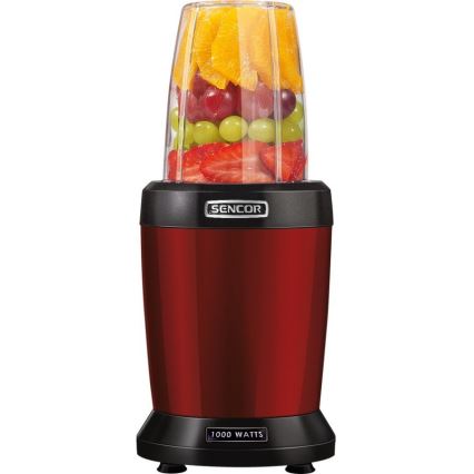 Sencor - Smoothie nutri sekoitin 1000W/230V punainen