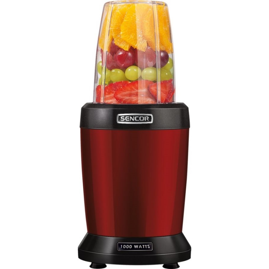 Sencor - Smoothie nutri sekoitin 1000W/230V punainen