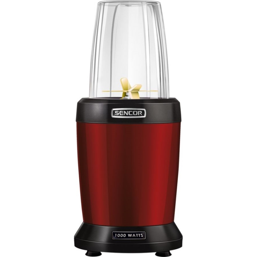 Sencor - Smoothie nutri sekoitin 1000W/230V punainen