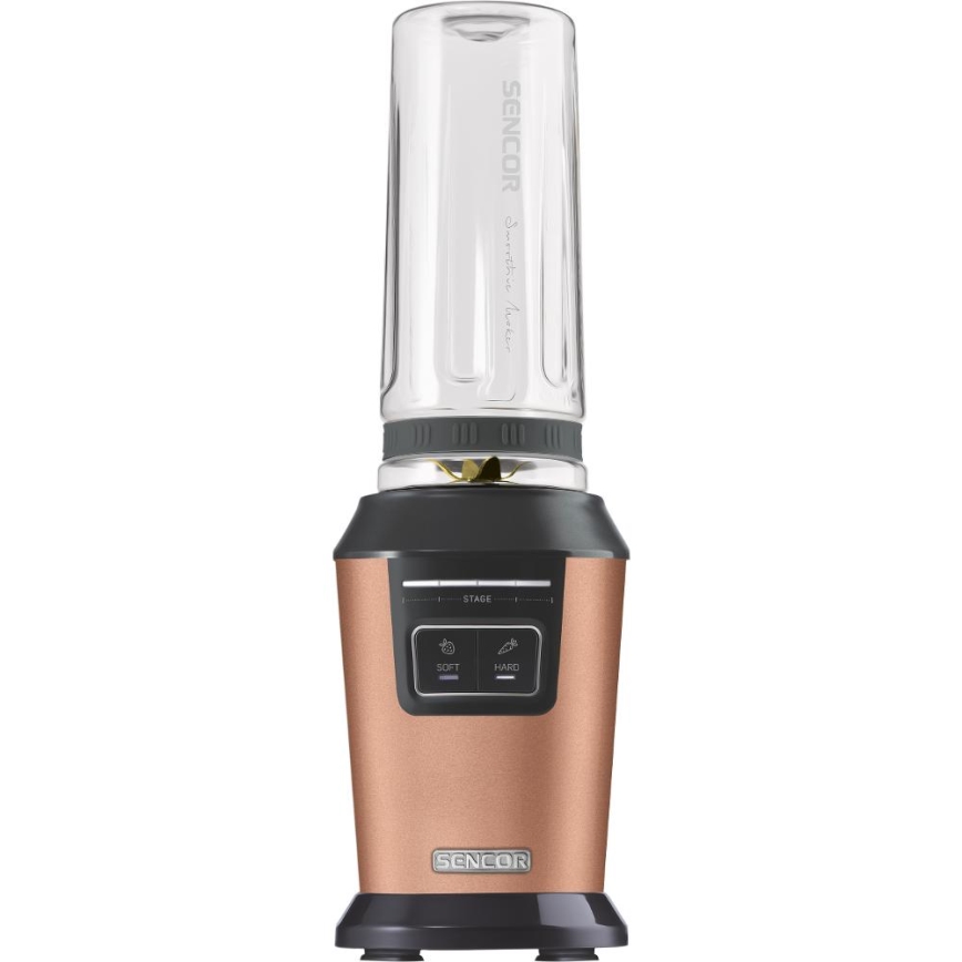 Sencor - Smoothie-sekoitin tarvikkeineen 800W/230V kuparinvärinen