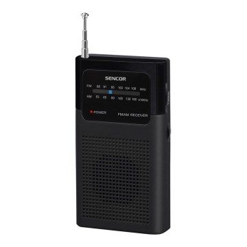 Sencor - Tasku-FM/AM-radio 2xAAA