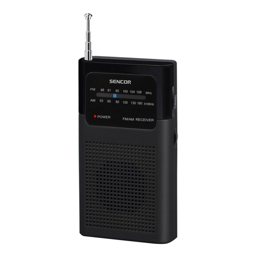 Sencor - Tasku-FM/AM-radio 2xAAA
