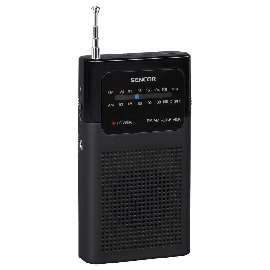 Sencor - Tasku-FM/AM-radio 2xAAA