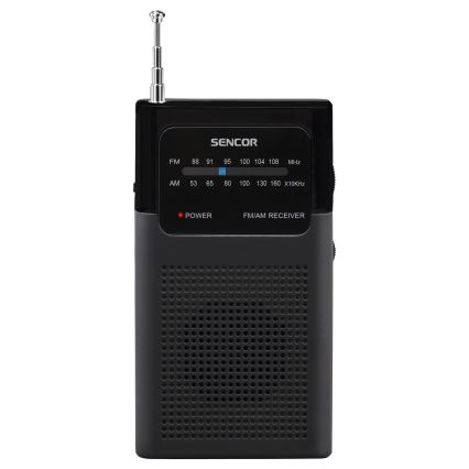Sencor - Tasku-FM/AM-radio 2xAAA