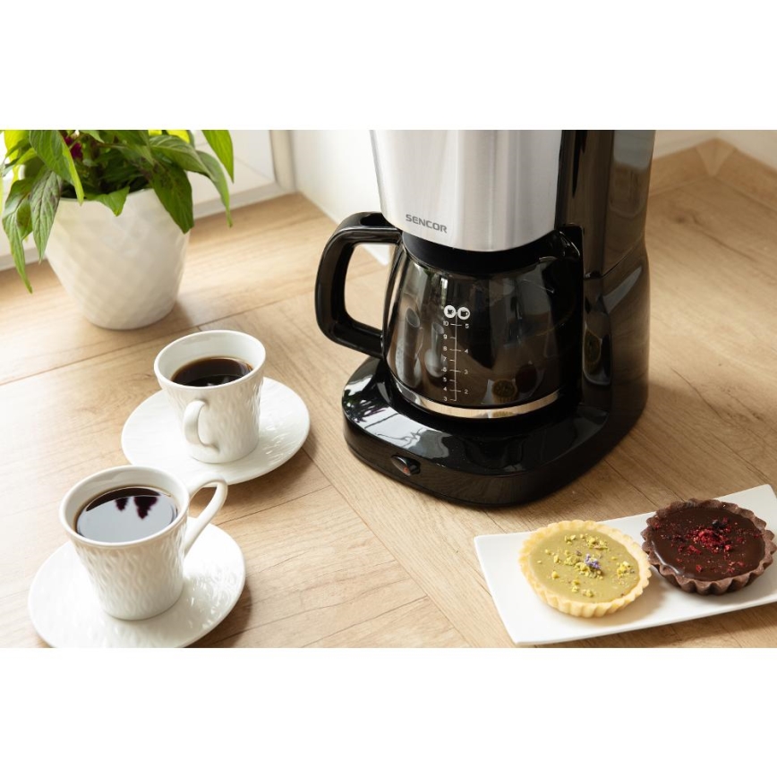 Sencor - Tippa kahvinkeitin 1,25 l 1000W/230V