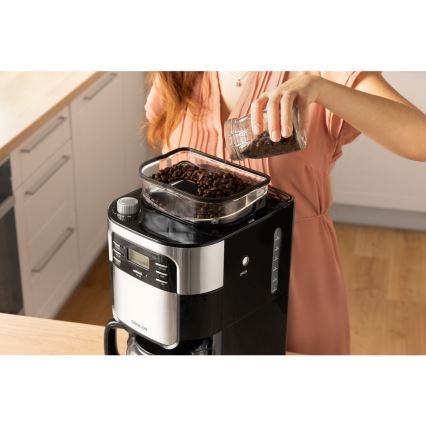 Sencor - Tippa kahvinkeitin 1,5 l LCD-näytöllä 900W/230V