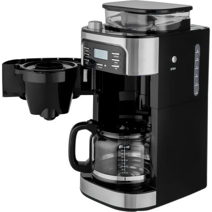 Sencor - Tippa kahvinkeitin 1,5 l LCD-näytöllä 900W/230V