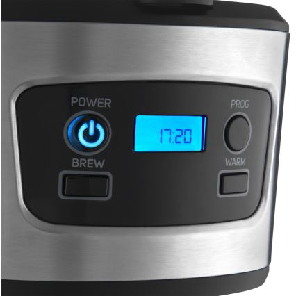 Sencor - Tippa kahvinkeitin LCD-näytöllä 700W/230V