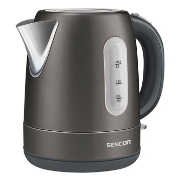 Sencor - Vedenkeitin 1,2 l 2150W/230V antrasiitti