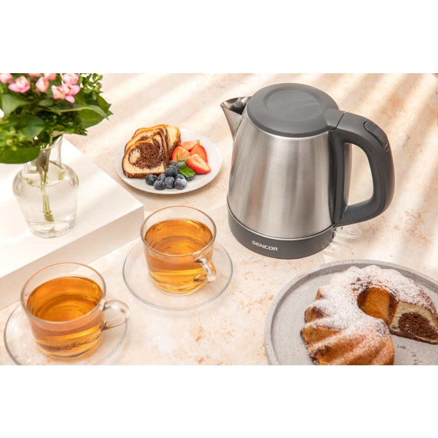 Sencor - Vedenkeitin 1,2 l 2150W/230V ruostumatonta terästä