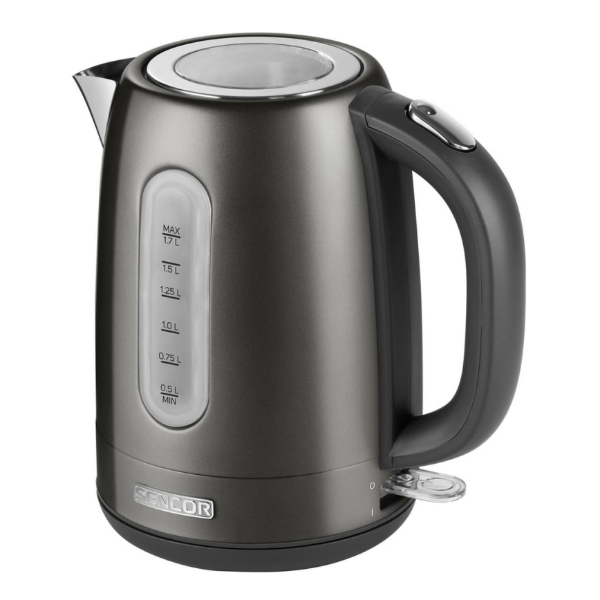 Sencor - Vedenkeitin 1,7 l 2150W/230V antrasiitti