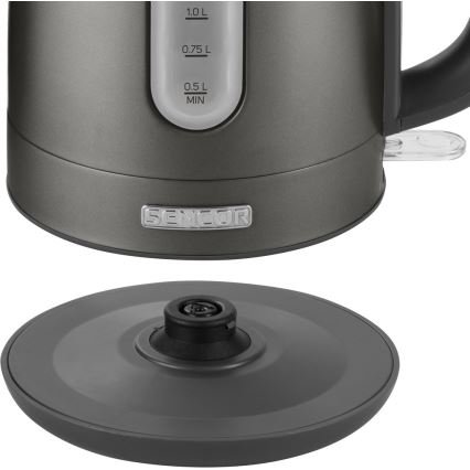 Sencor - Vedenkeitin 1,7 l 2150W/230V antrasiitti