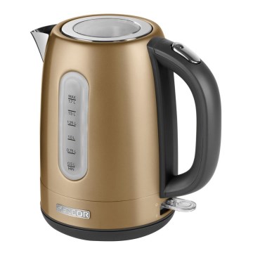 Sencor - Vedenkeitin 1,7 l 2150W/230V kulta