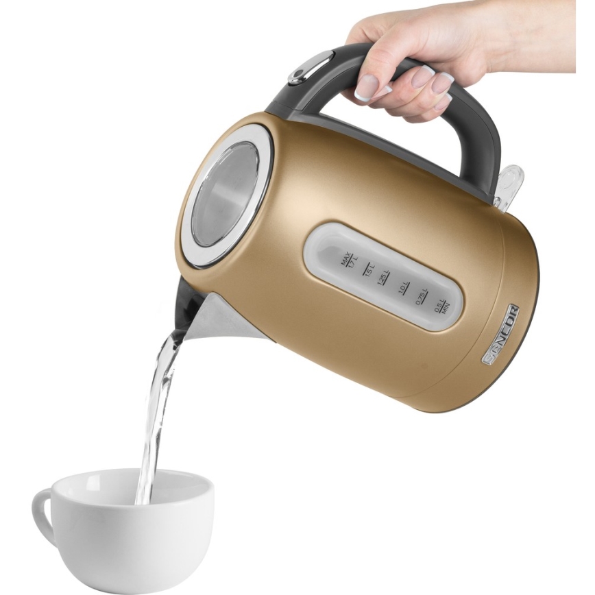 Sencor - Vedenkeitin 1,7 l 2150W/230V kulta