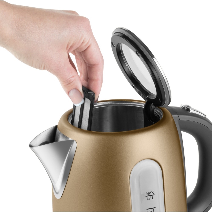 Sencor - Vedenkeitin 1,7 l 2150W/230V kulta