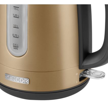 Sencor - Vedenkeitin 1,7 l 2150W/230V kulta