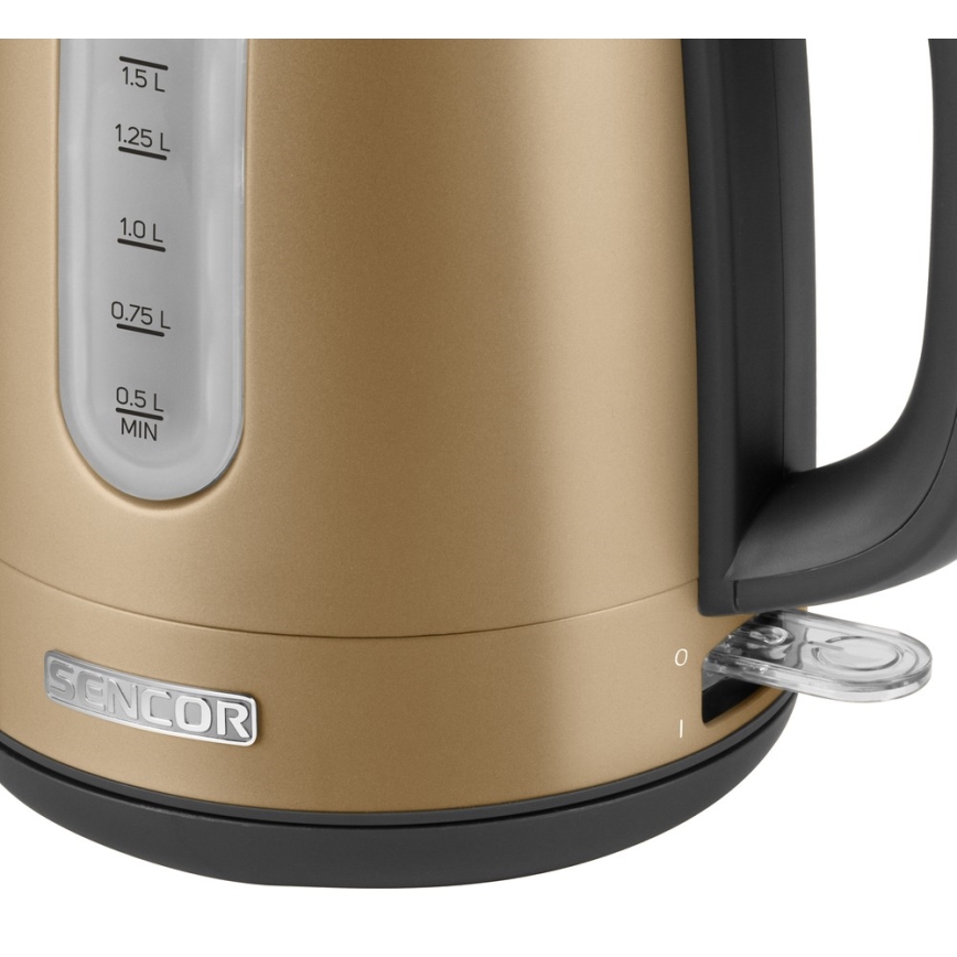 Sencor - Vedenkeitin 1,7 l 2150W/230V kulta