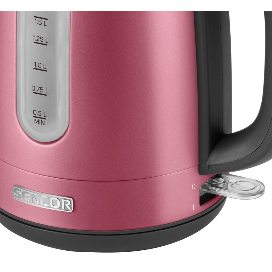 Sencor - Vedenkeitin 1,7 l 2150W/230V pinkki
