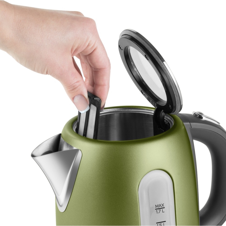 Sencor - Vedenkeitin 1,7 l 2150W/230V vihreä