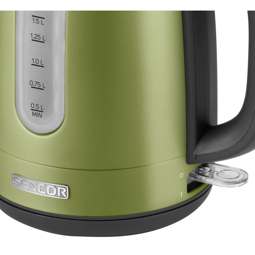 Sencor - Vedenkeitin 1,7 l 2150W/230V vihreä