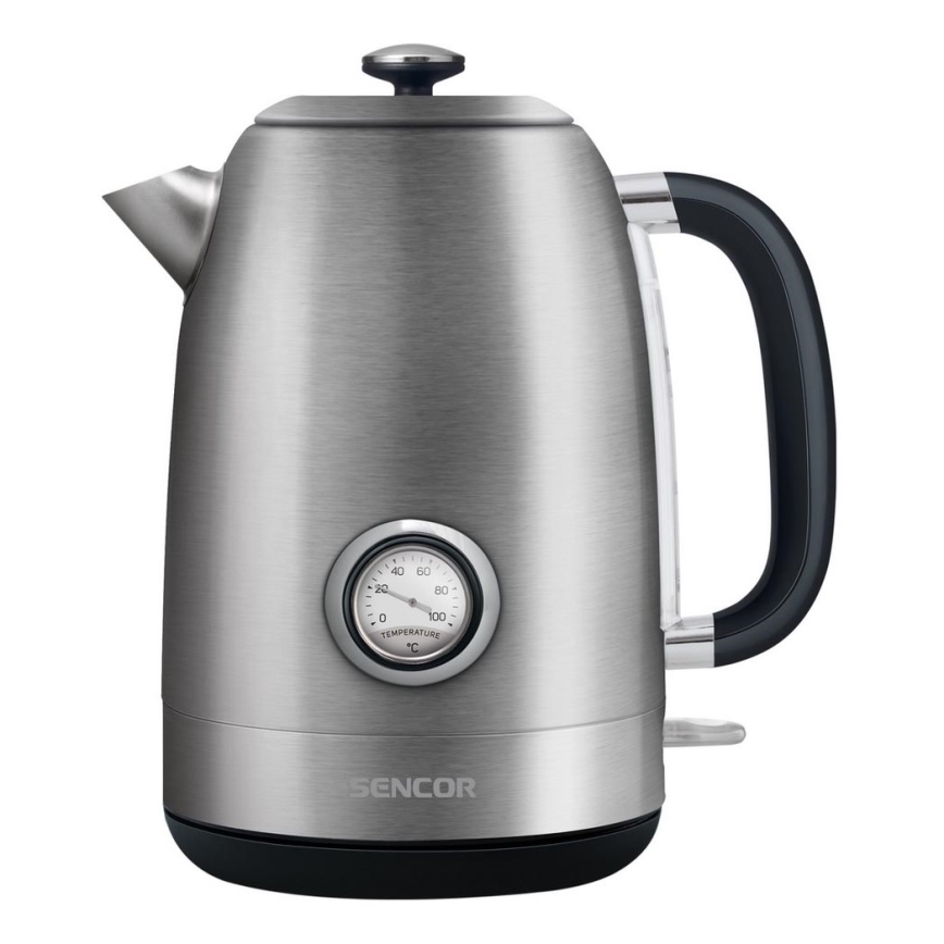 Sencor - Vedenkeitin 1,7 l 2200W/230V ruostumaton teräs